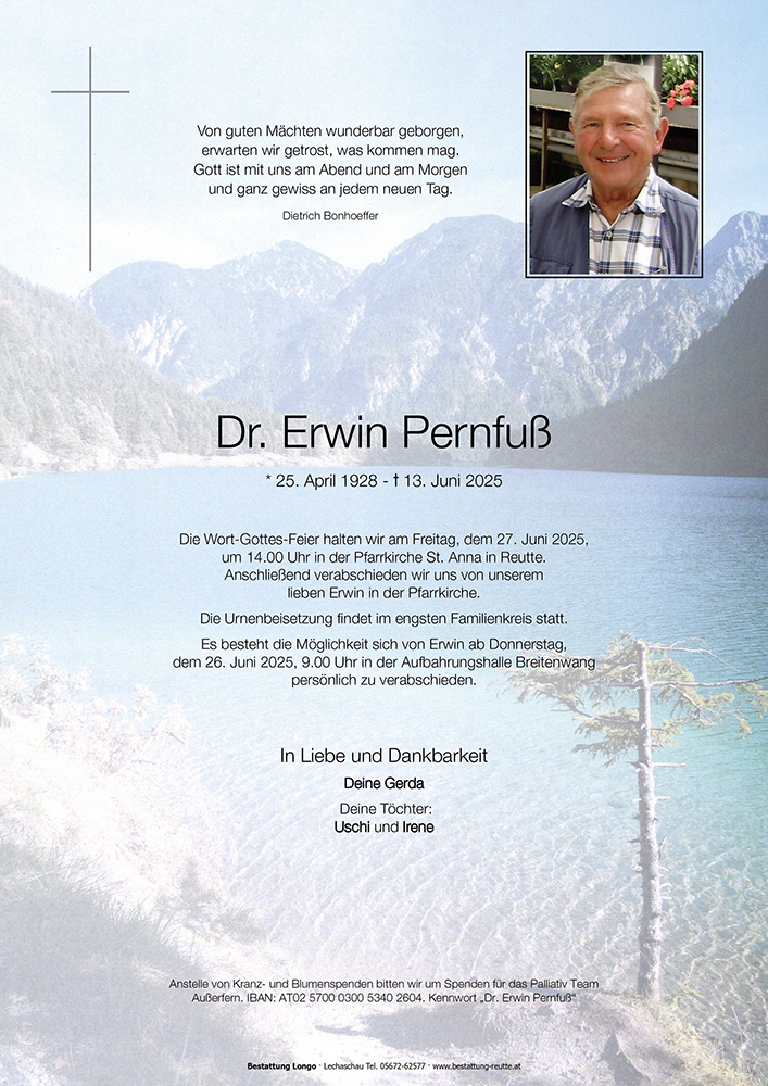 Dr. Erwin Pernfuß